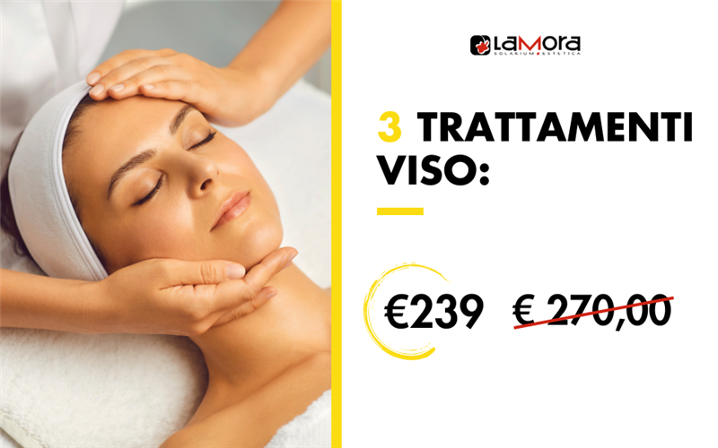 PROMO 8 MARZO 3 TRATTAMENTI VISO 
