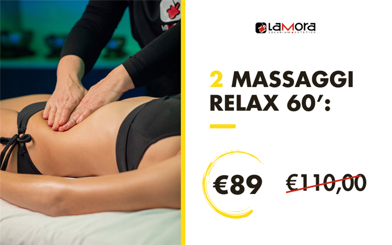 PROMO 8 MARZO 2 MASSAGGI RELAX 60'